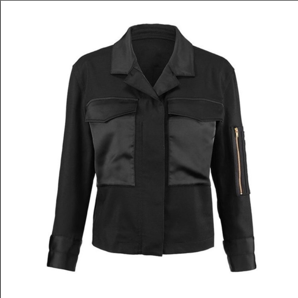 Cabi back in black bomber jacket size M